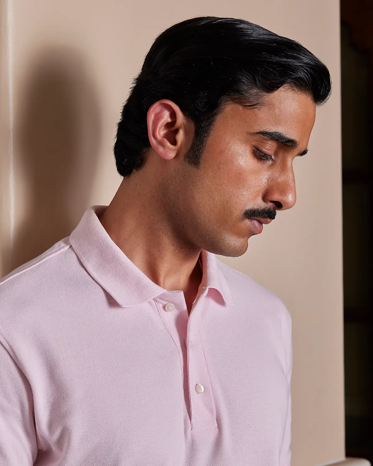 Signature Classic Button Polo - Pink - Image 2