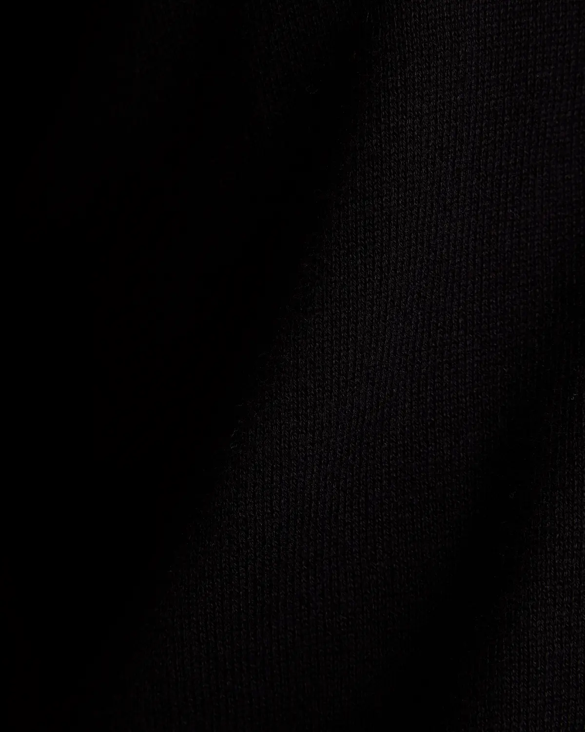 Signature Flat Knit Long Sleeve  Polo - Black - Image 5