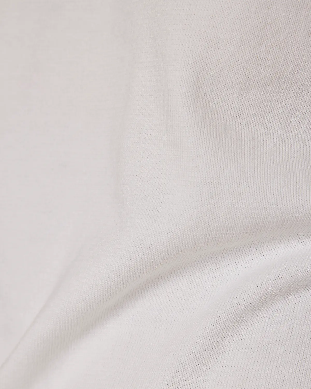 Signature Flat Knit Long Sleeve  Polo - Ecru - Image 5