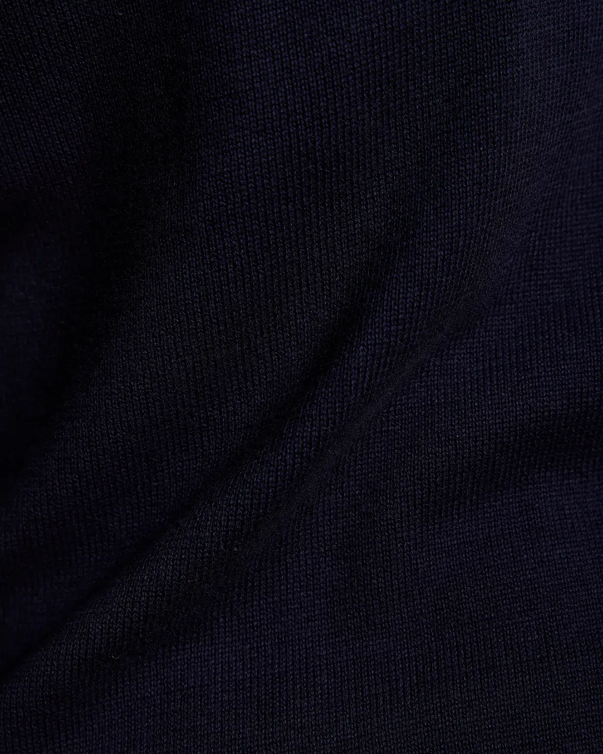 Signature Flat Knit Long Sleeve Polo T-shirt - Navy - Image 5