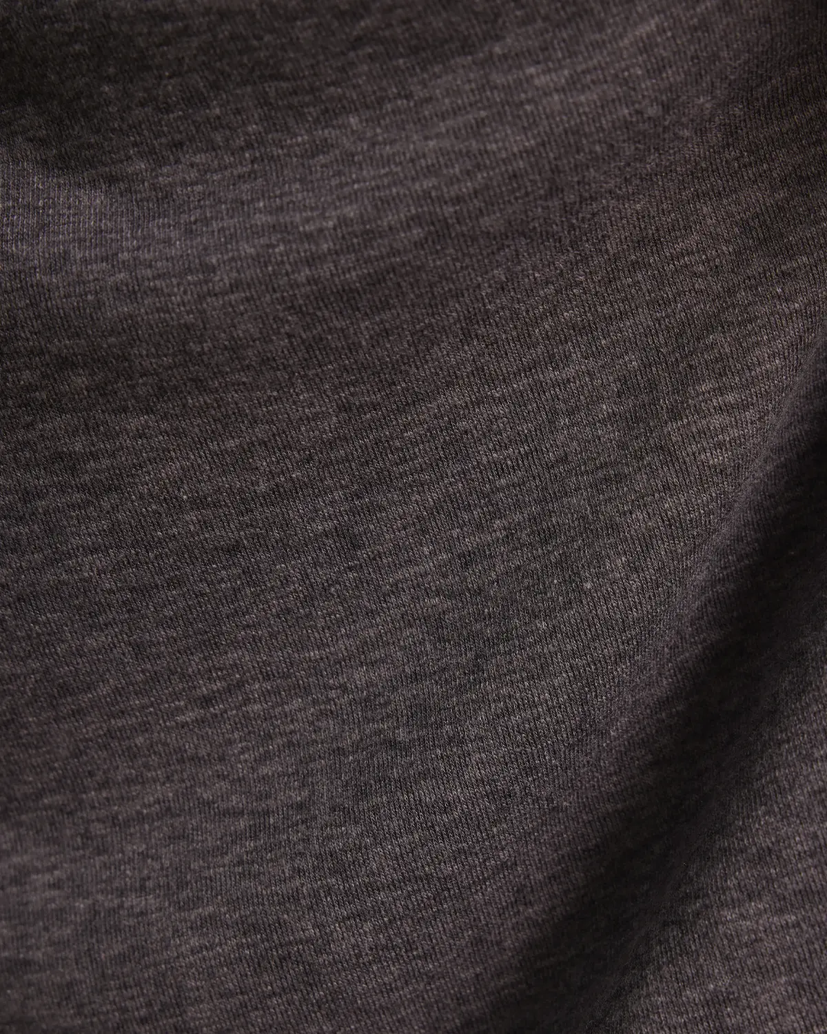 Slub Relaxed T-Shirt- Brown - Image 5