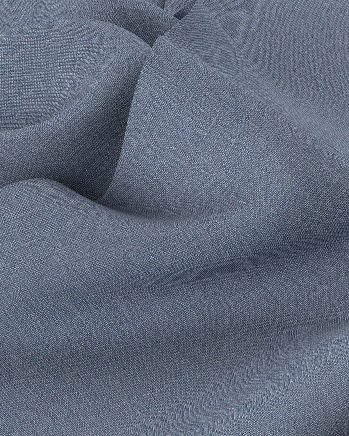 Soft Washed Linen Shirt - Bluish Grey - Image 3