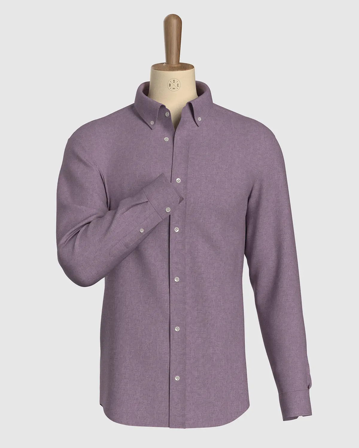 Soft Washed Linen Shirt - Dusty Lavender - Image 2