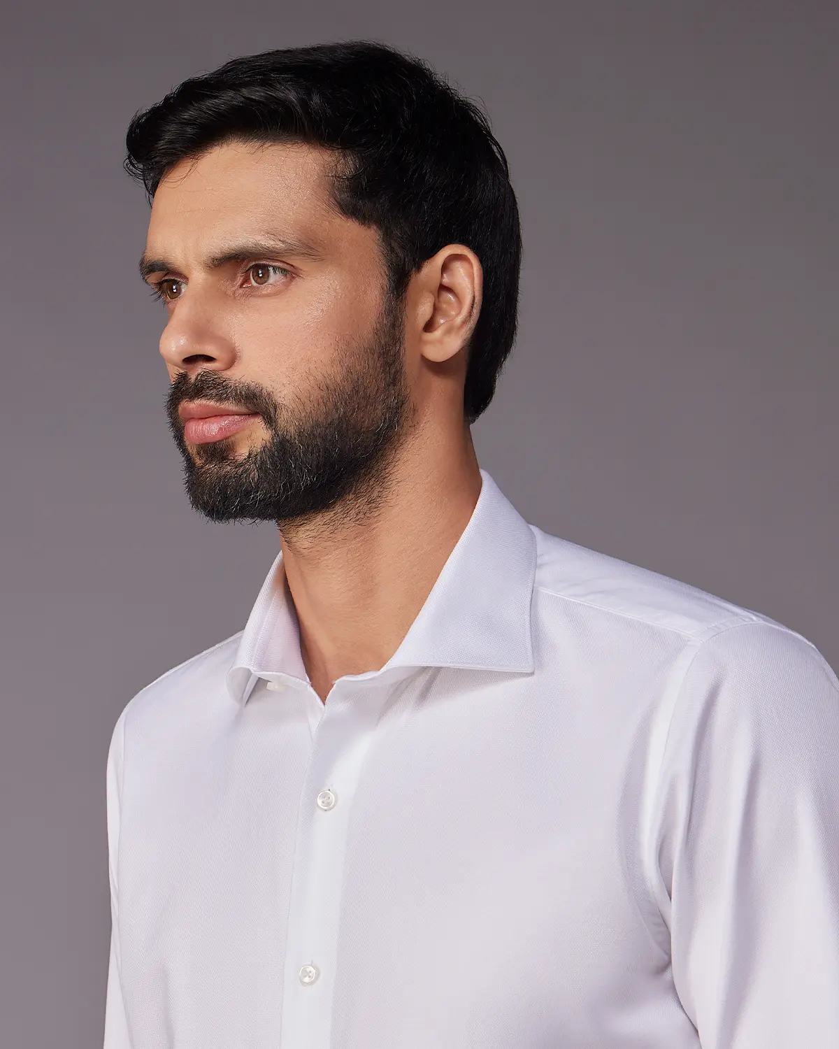 2-Ply Egyptian Cotton White Royal Oxford Shirt - Image 4