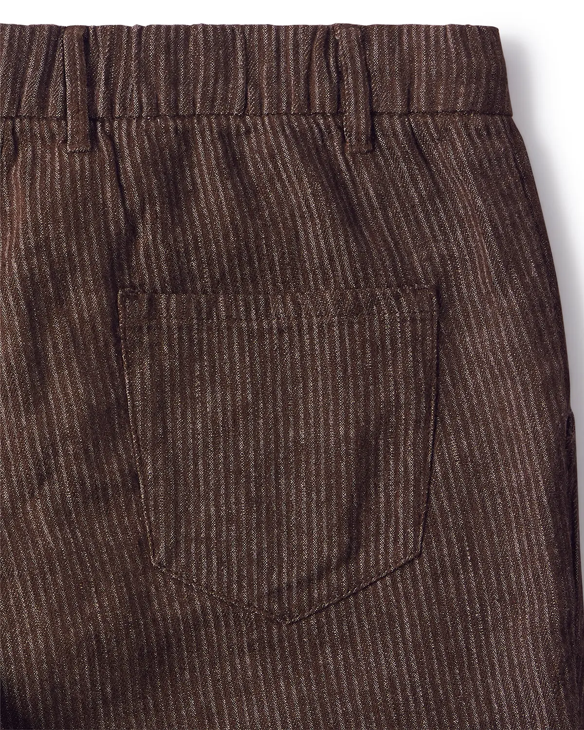 Solan Washed Striped Lounge Pants - Brown - Image 5
