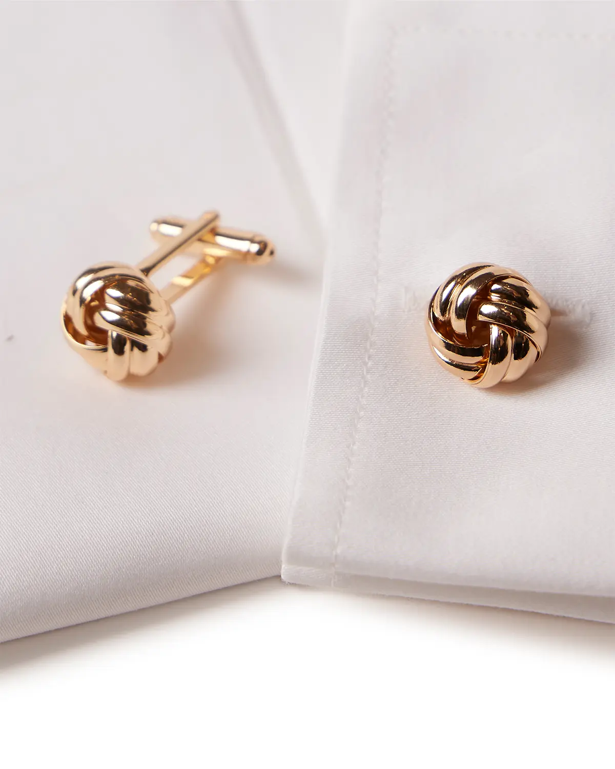 Sterling Metal Cufflinks - Gold - Image 3