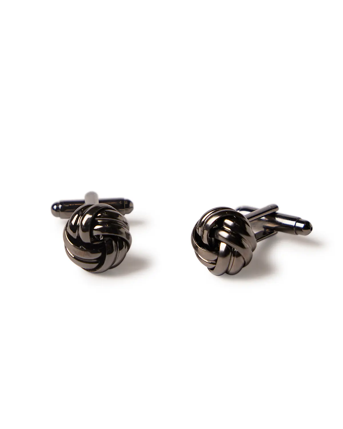 Sterling Metal Cufflinks - Gun Metal