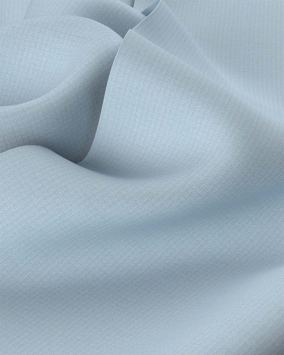 Stretch Dobby Shirt - Light Blue - Image 3
