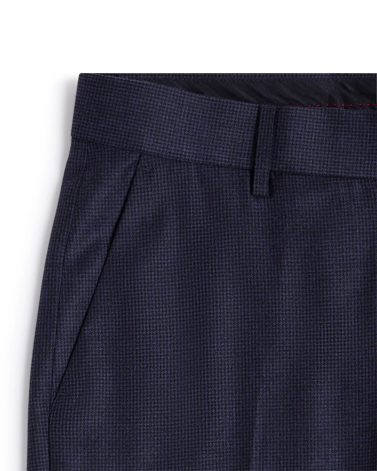Sylven Houndstooth Dress Pants - Navy - Image 4