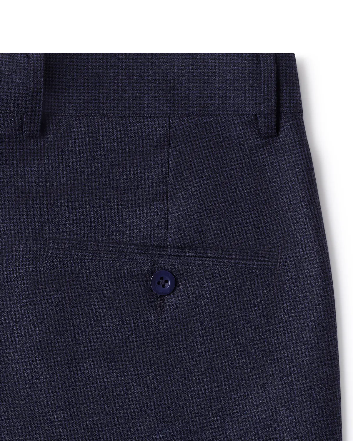 Sylven Houndstooth Dress Pants - Navy - Image 5