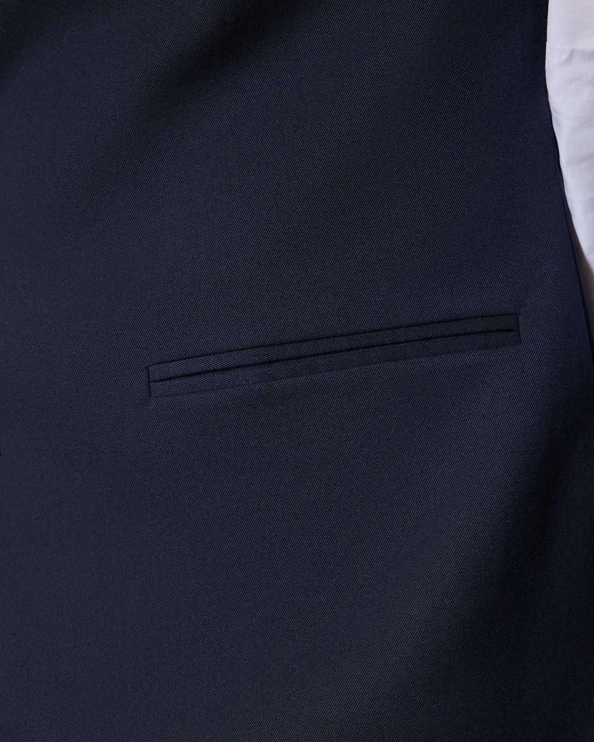The Astoria Stretch Nehru Jacket - Navy - Image 6