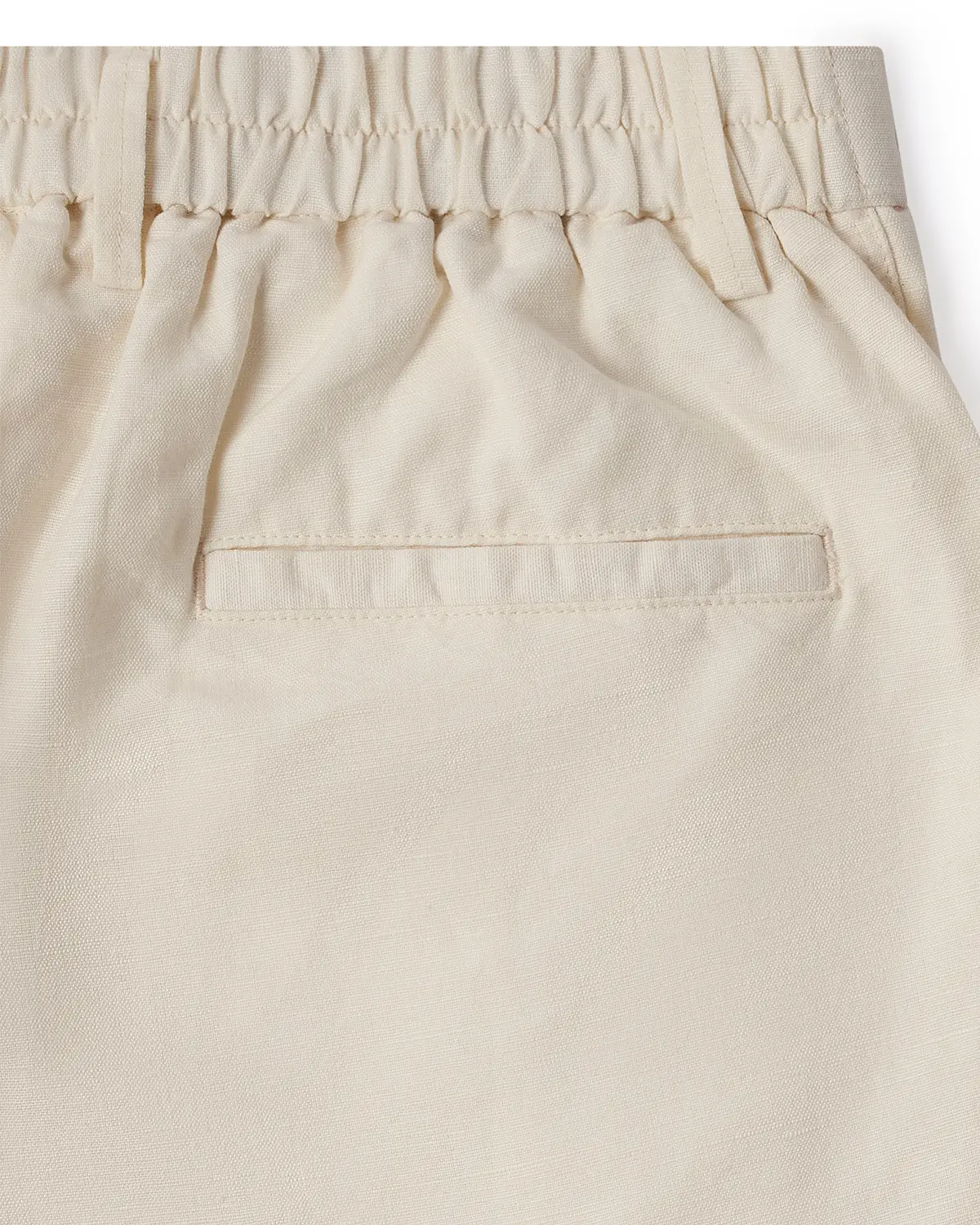 The Bellagio Pleated Relaxed Trousers - Ecru - Image 5