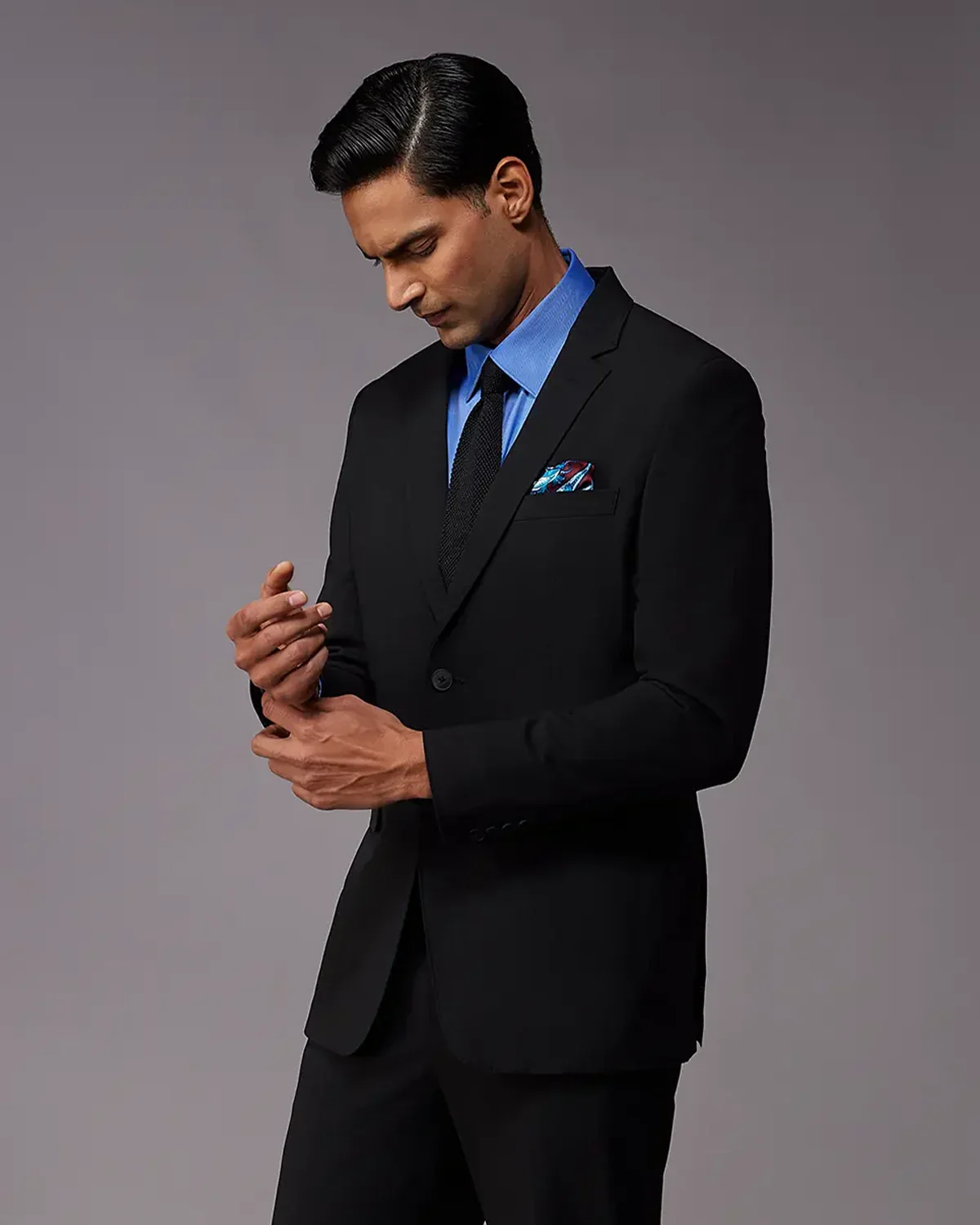 The Flux 4-Way Stretch Blazer - Jet Black