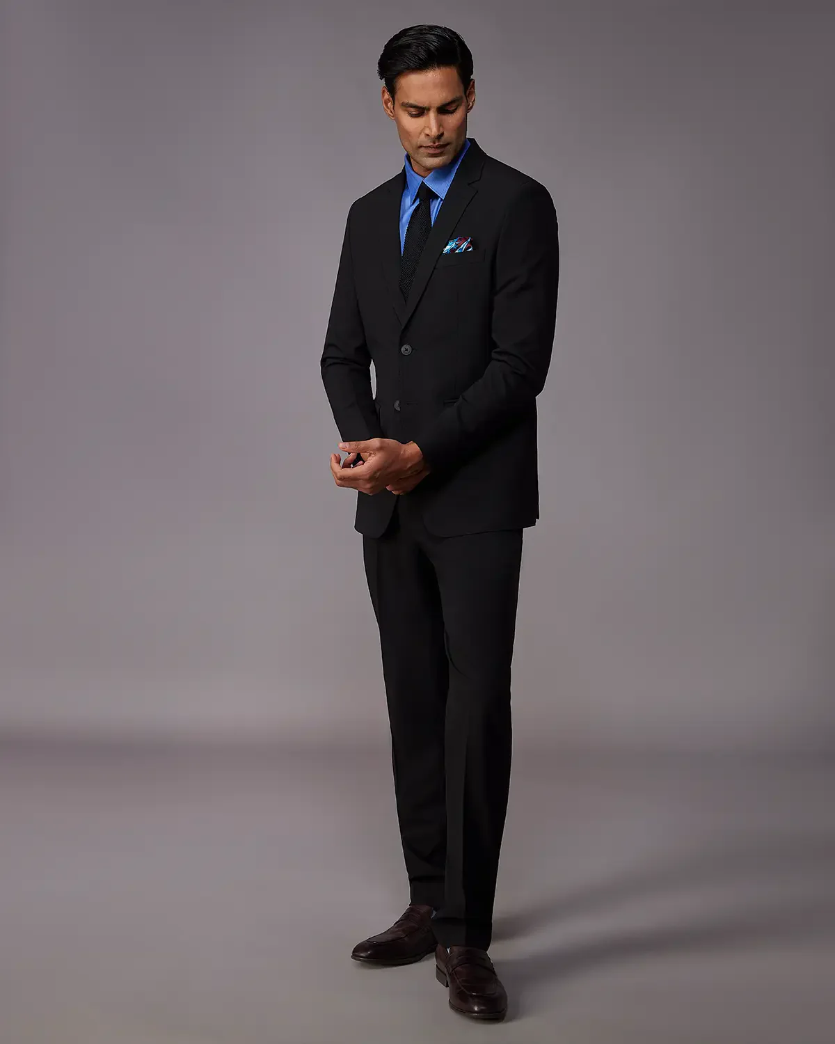 The Flux 4-Way Stretch Blazer - Jet Black - Image 3