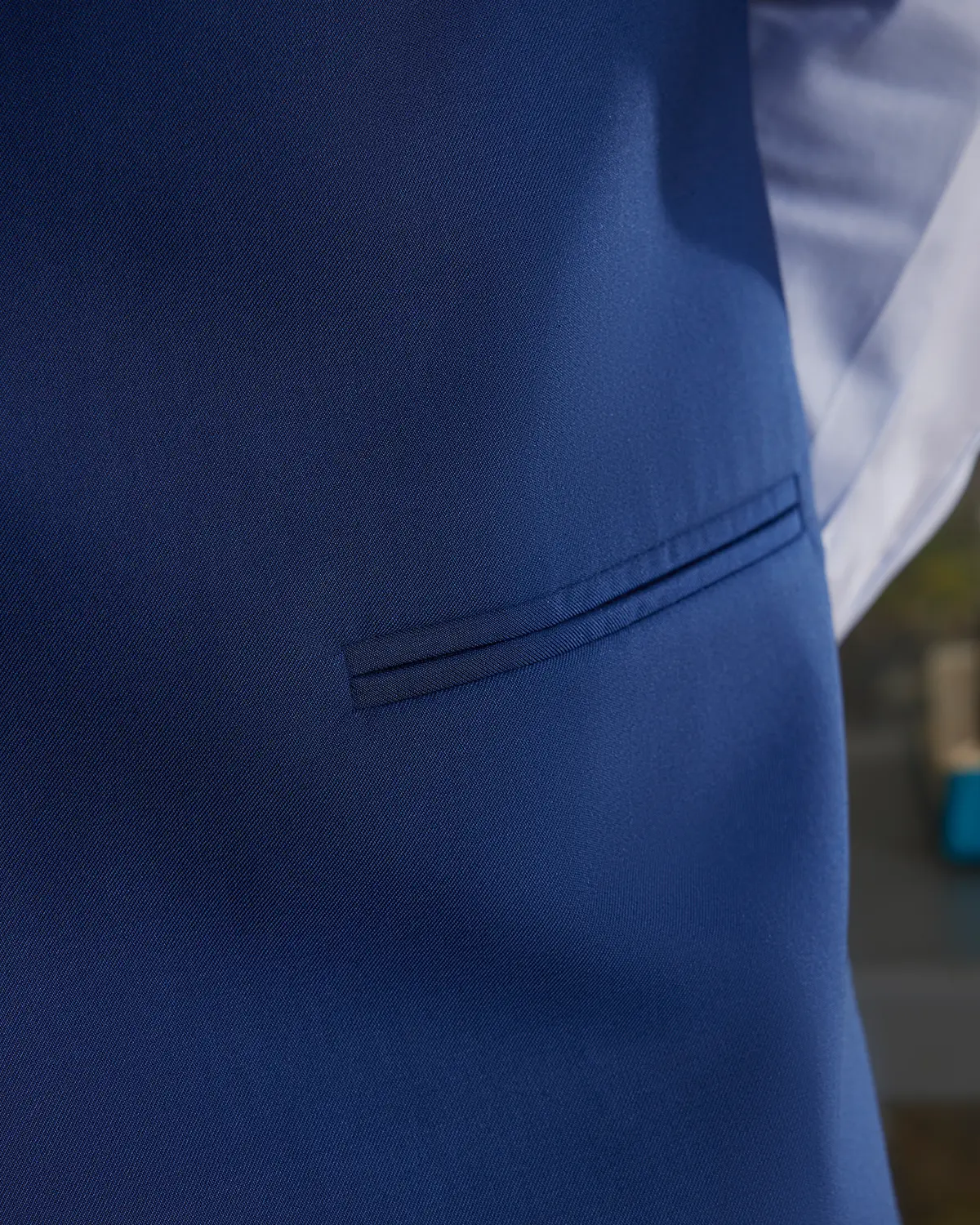 The Imperial Twill Nehru Jacket - Dark Blue - Image 4