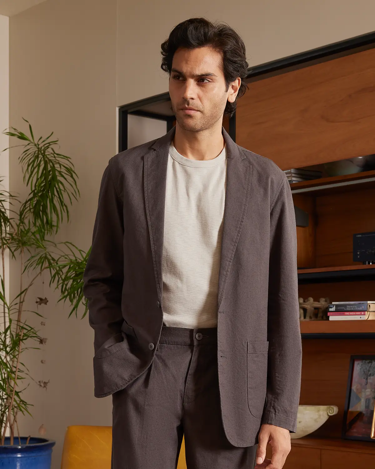 The Riviera Soft Tailored Suit - Dark Grey - Image 3