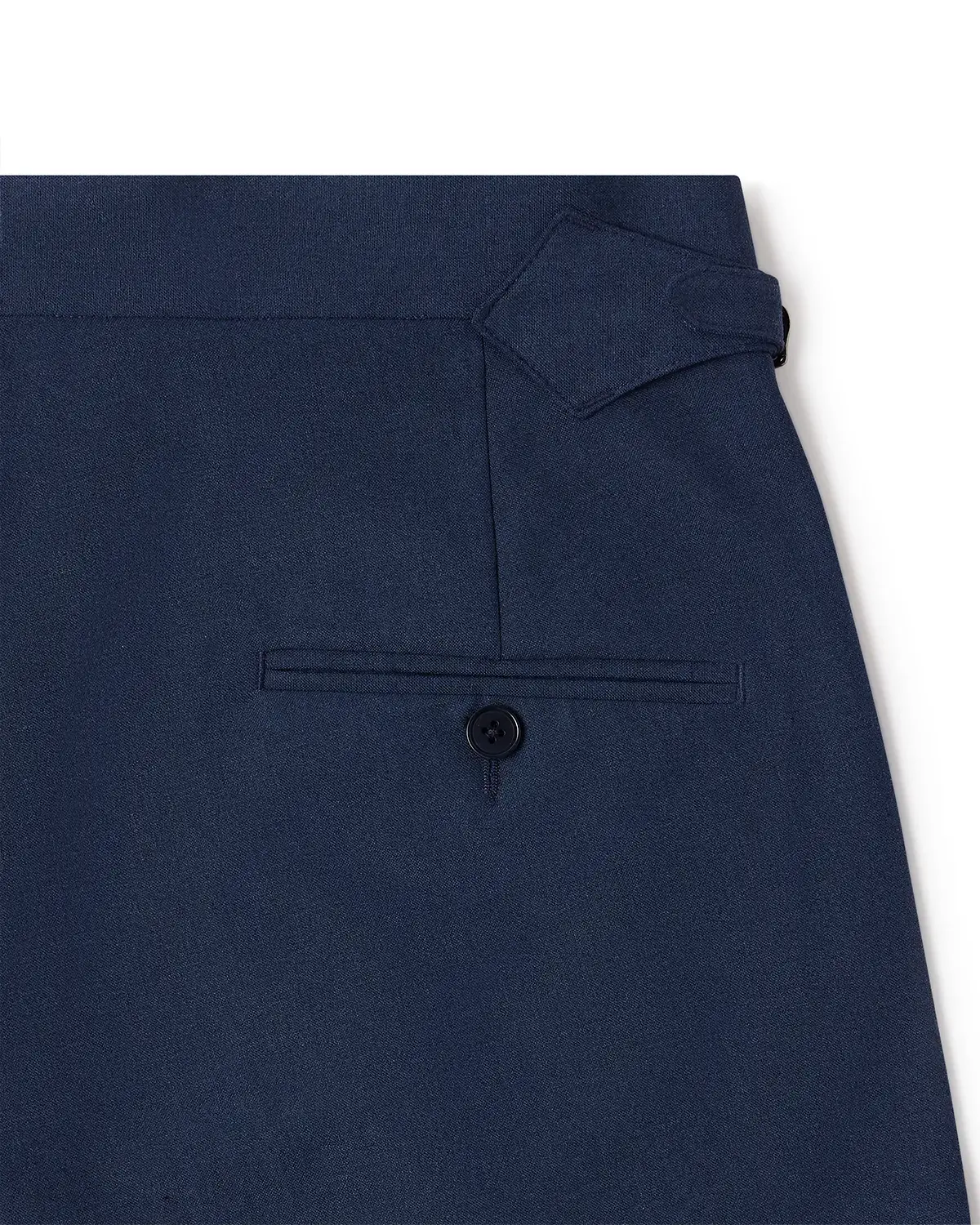 The Sterling 4 way structure Relaxed Neapolitan Dress Pants – Navy - Image 5