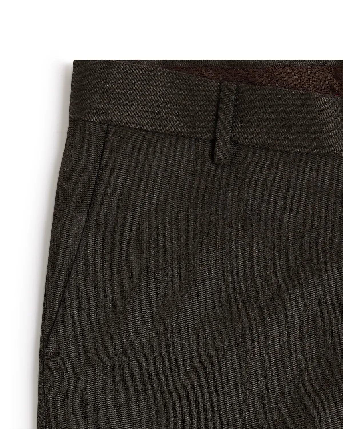 The Windsor Melange Dress Pants - Brown - Image 3
