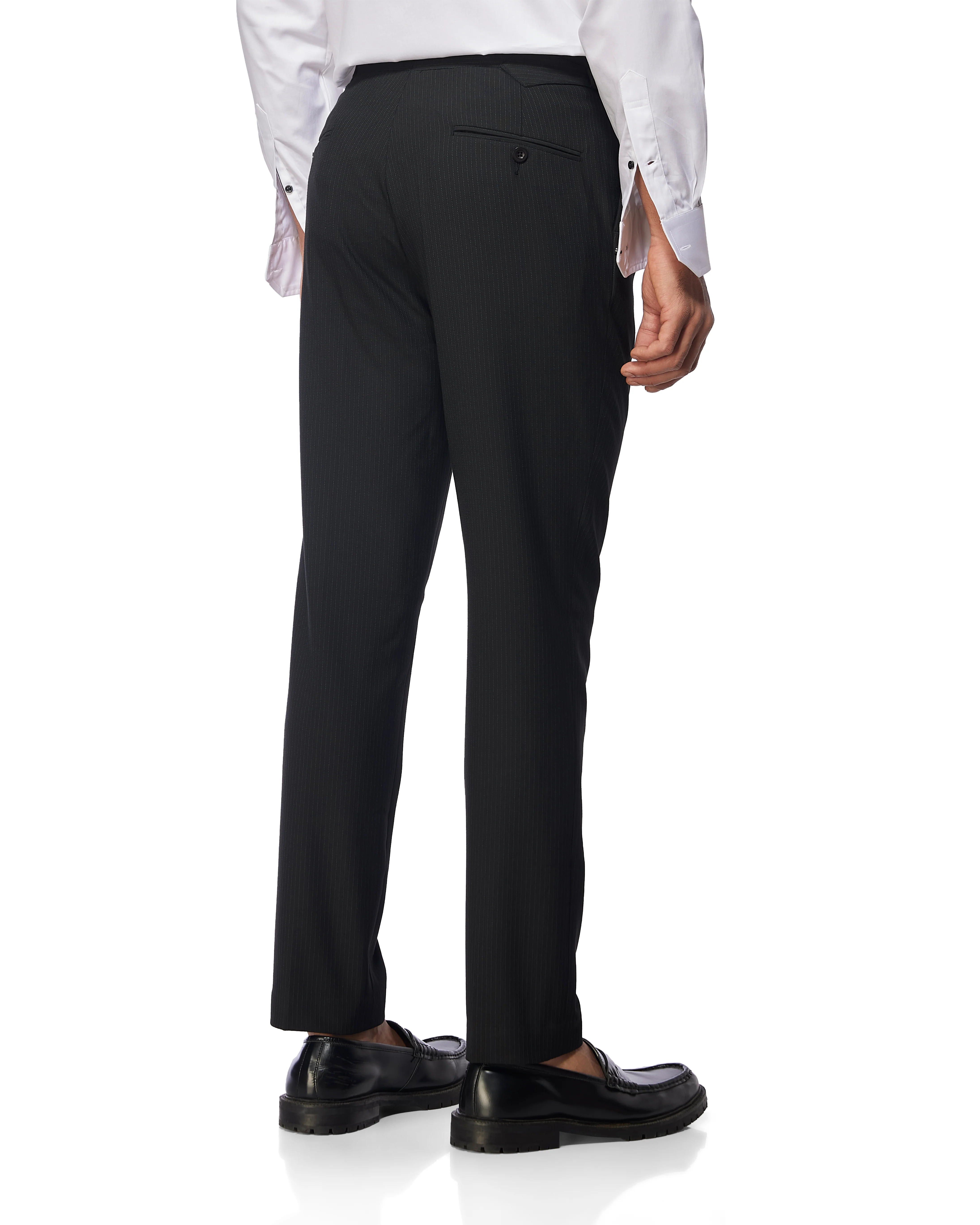 Toscano Stretch Neapolitan Dress Pants - Black - Image 11