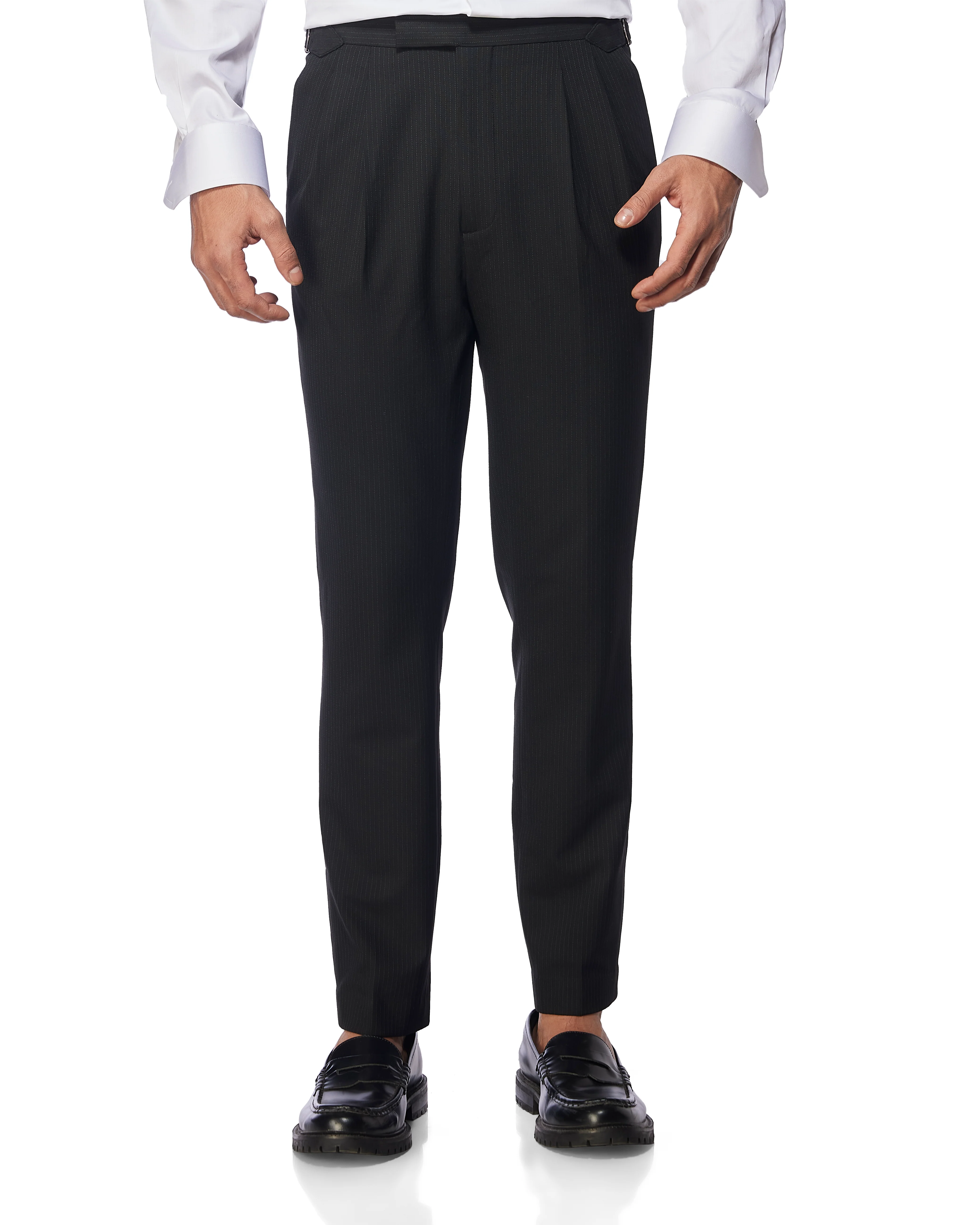 Toscano Stretch Neapolitan Dress Pants - Black - Image 8