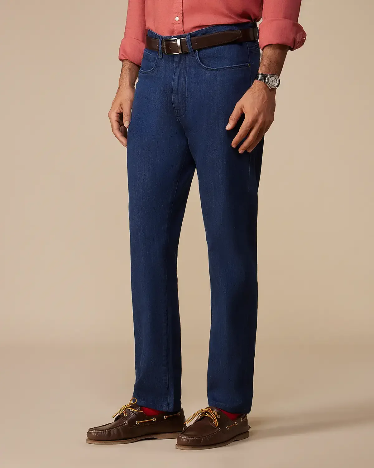 True Indigo Mid-Rise Stretch Jeans