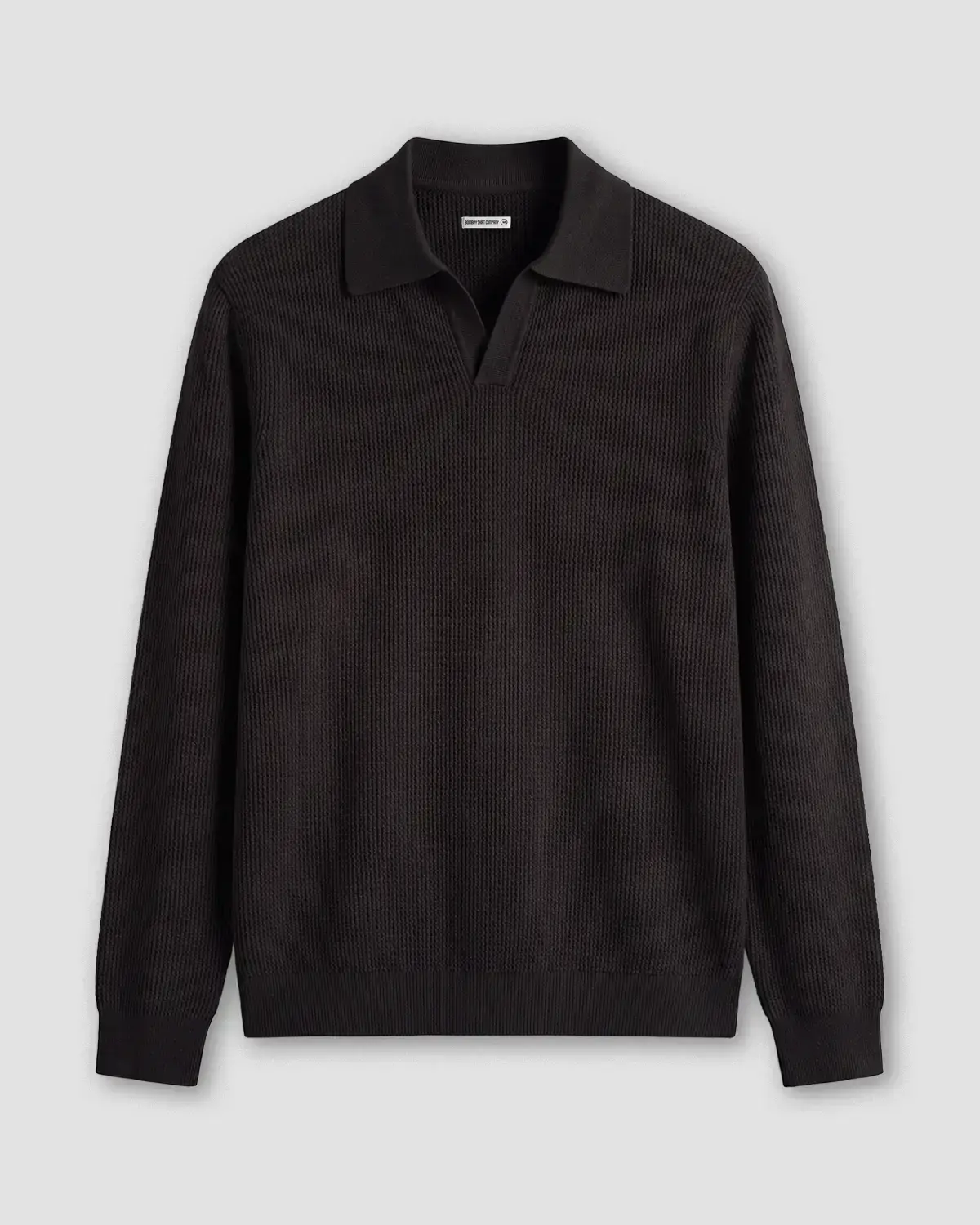 Vale Johnny Polo Sweater - Black