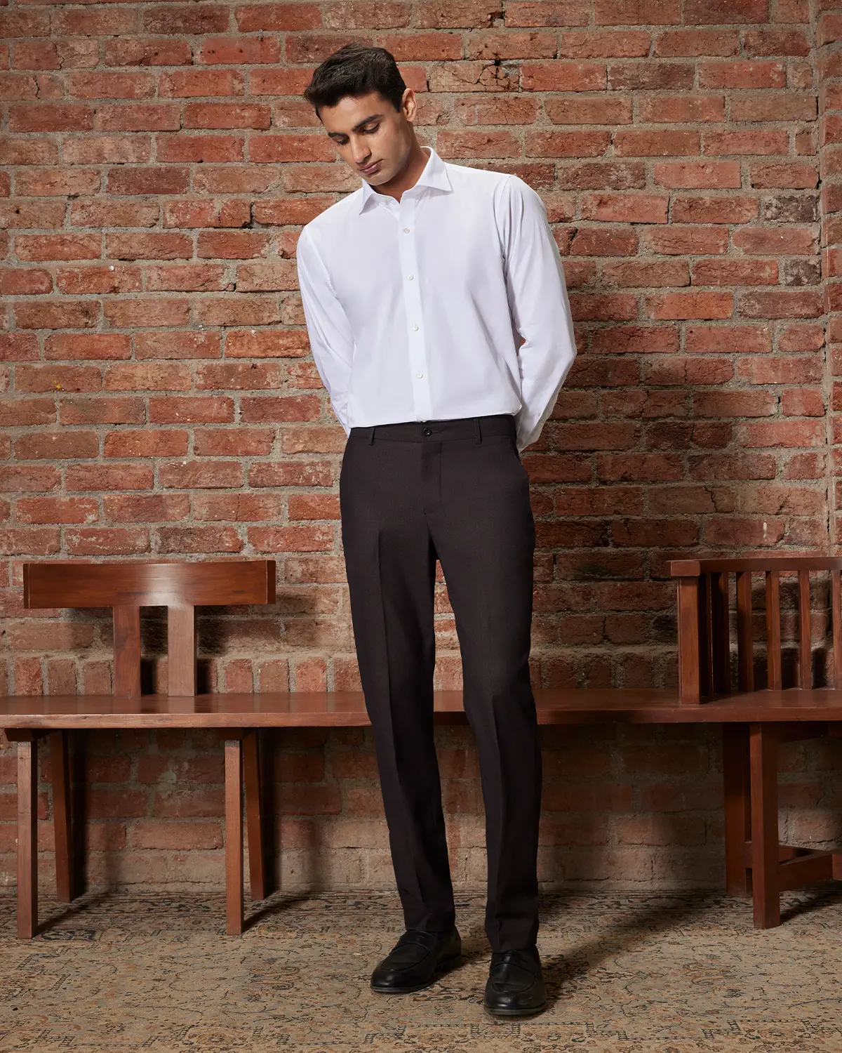 White Cotton Poplin Shirt - Image 4