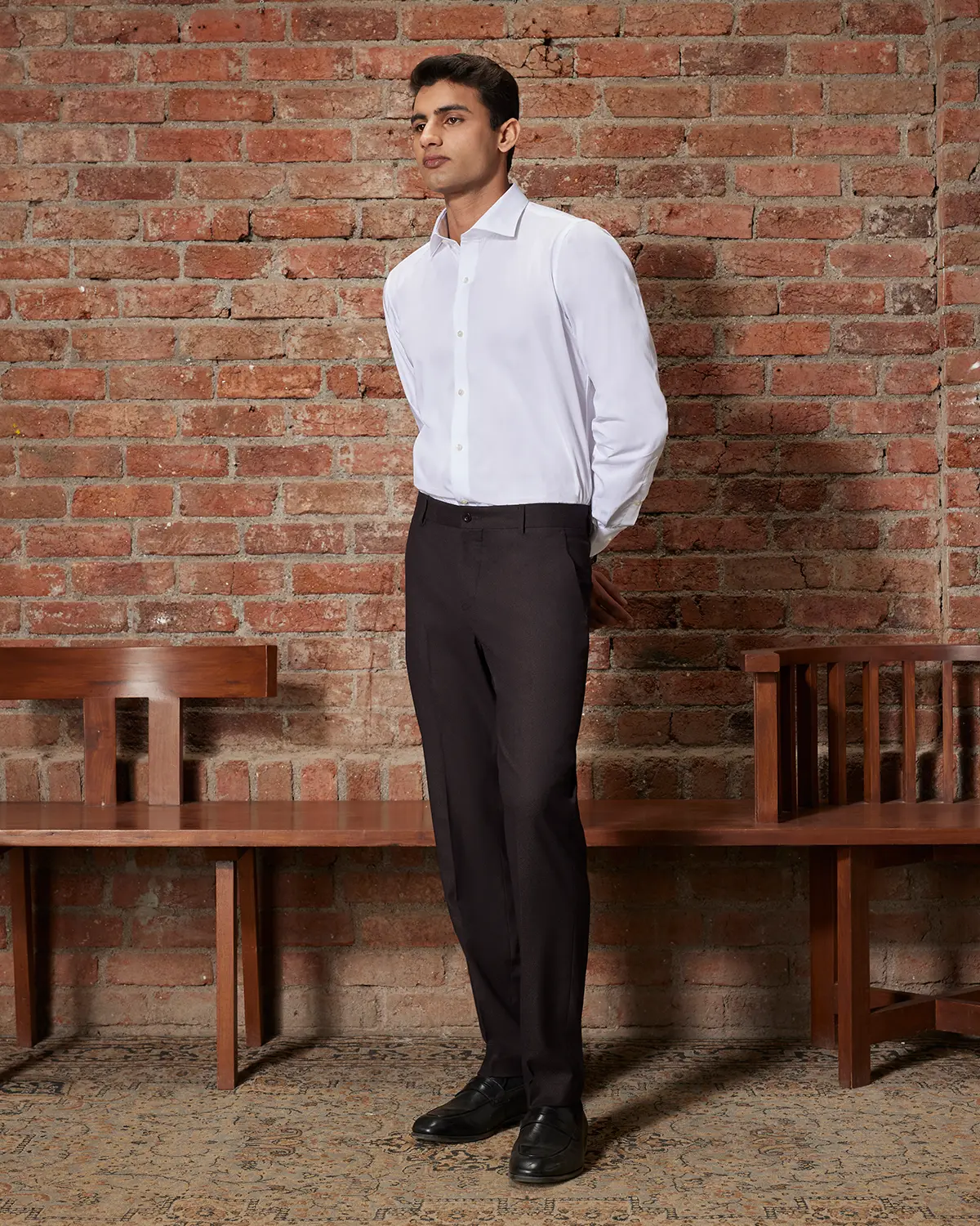 White Cotton Poplin Shirt - Image 5