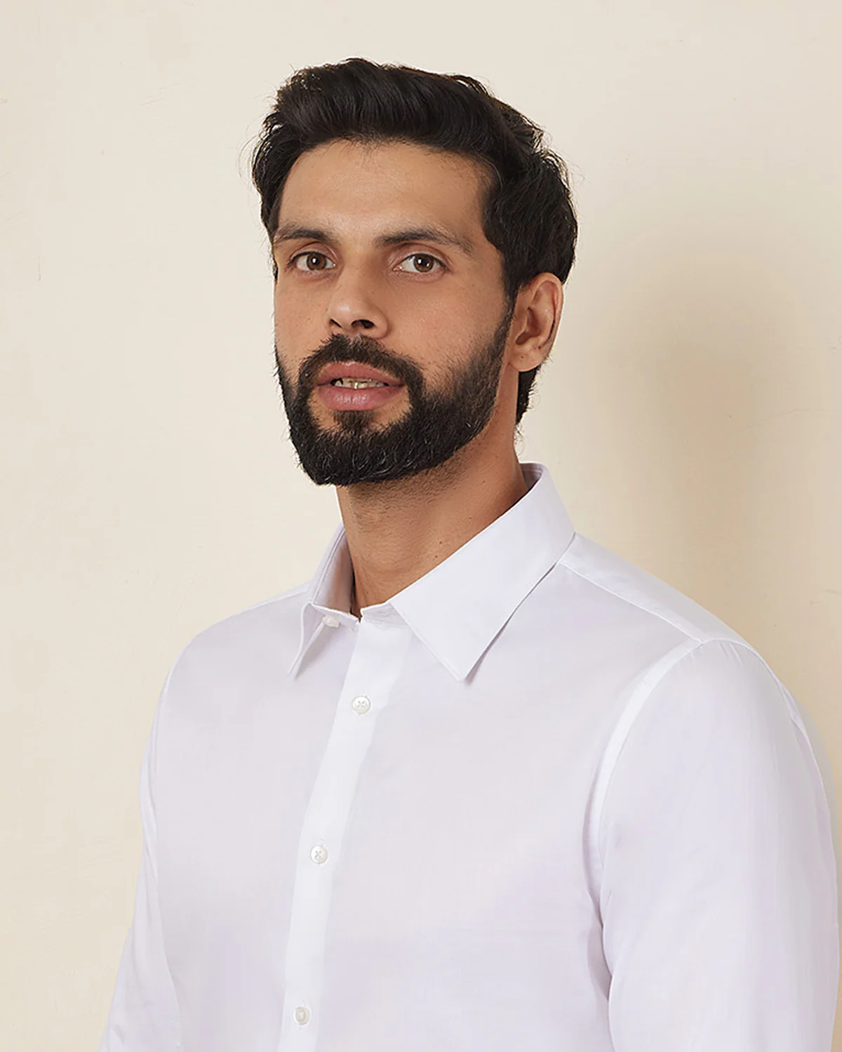 White Satin Shirt - Image 2