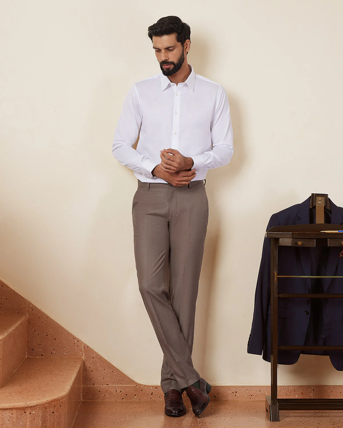 White Satin Shirt - Image 3