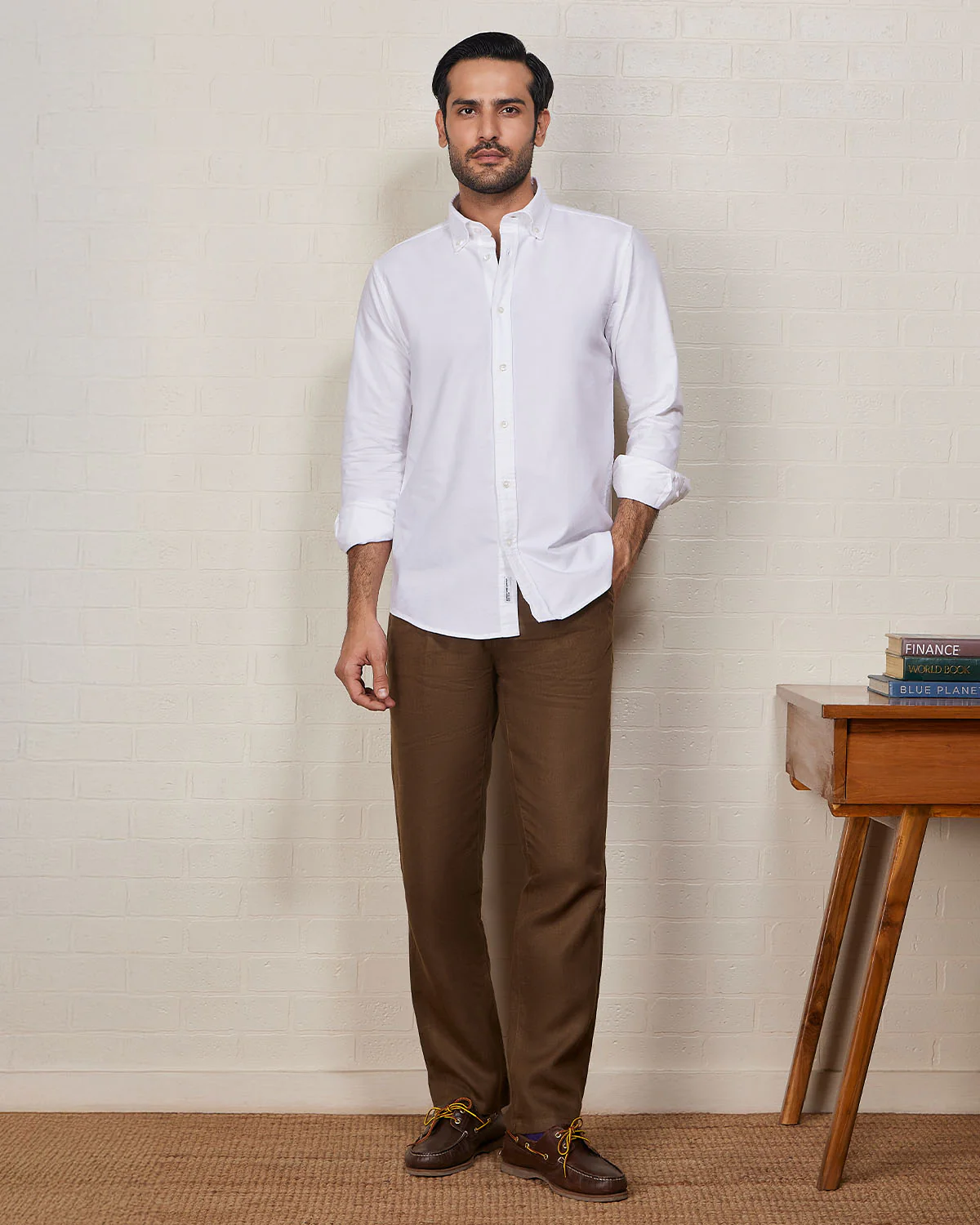 White Washed Oxford Shirt - Image 3