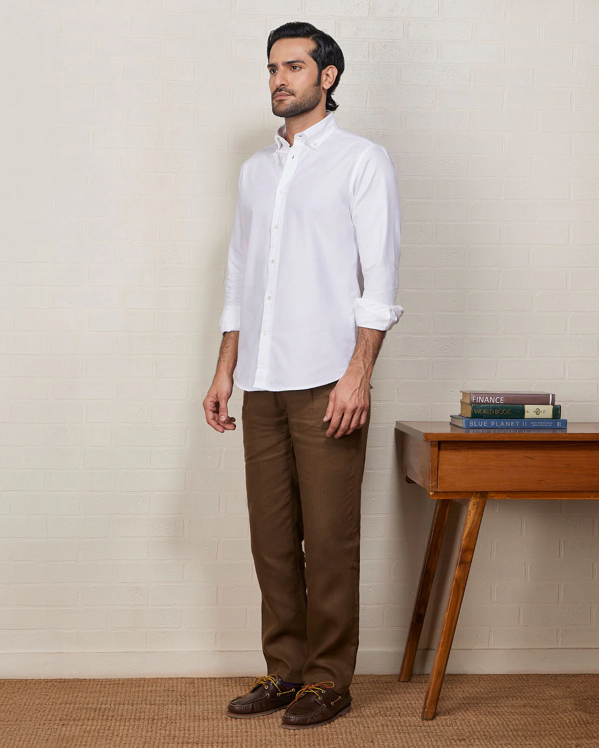 White Washed Oxford Shirt - Image 4