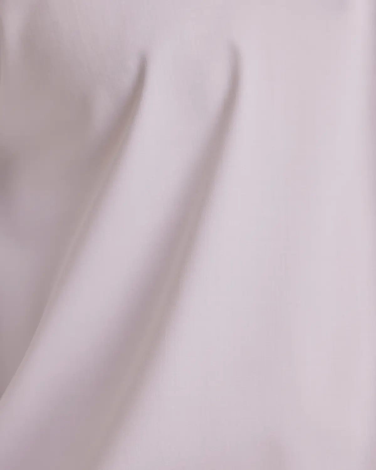White Wrinkle-Free Bamboo Blend Satin Shirt - Image 6