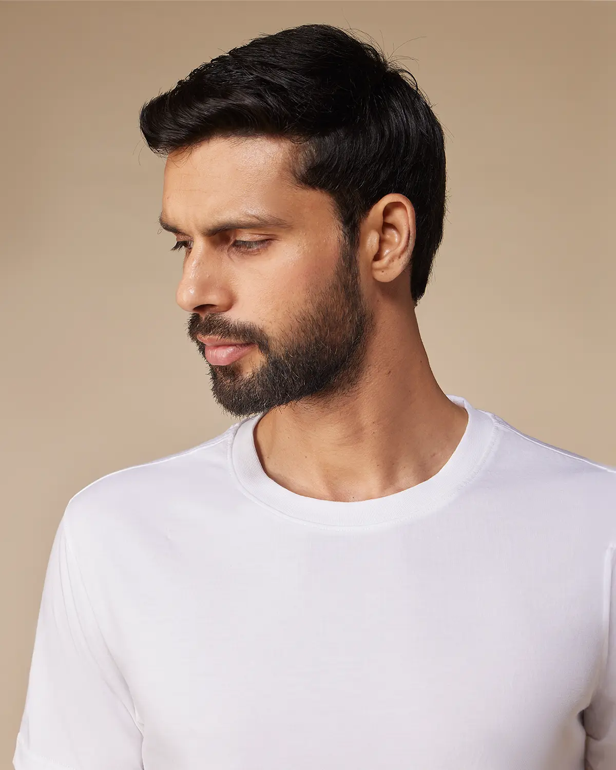 Luxe Supima Cotton T-shirt - White - Image 4